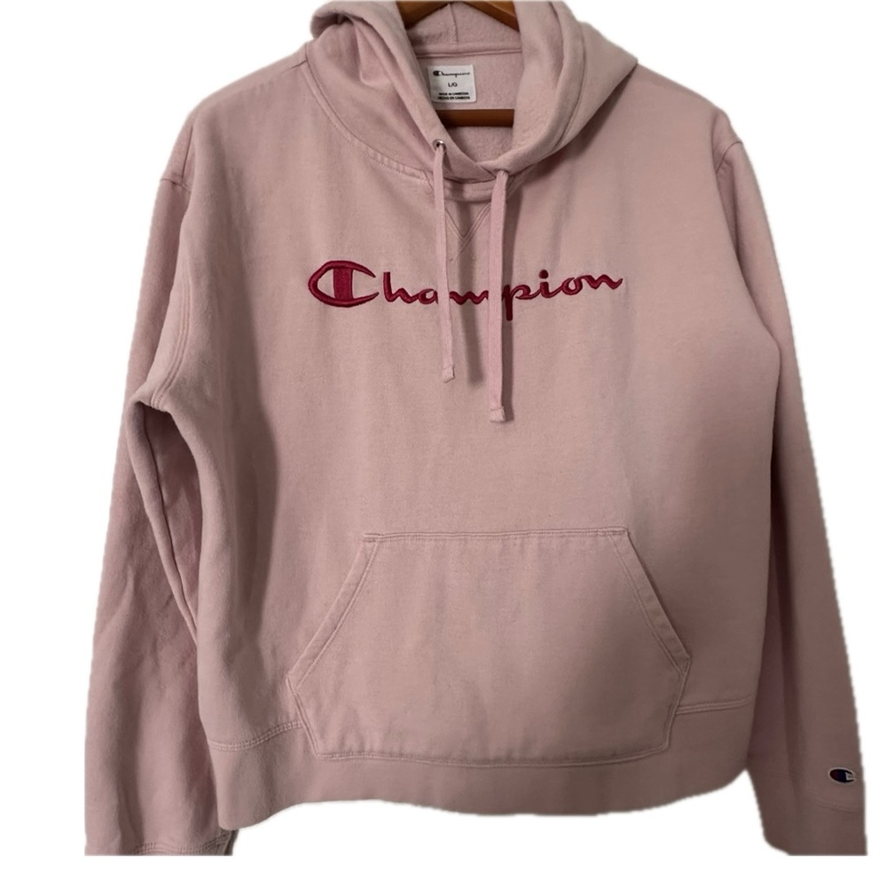 Champion pink hoodie